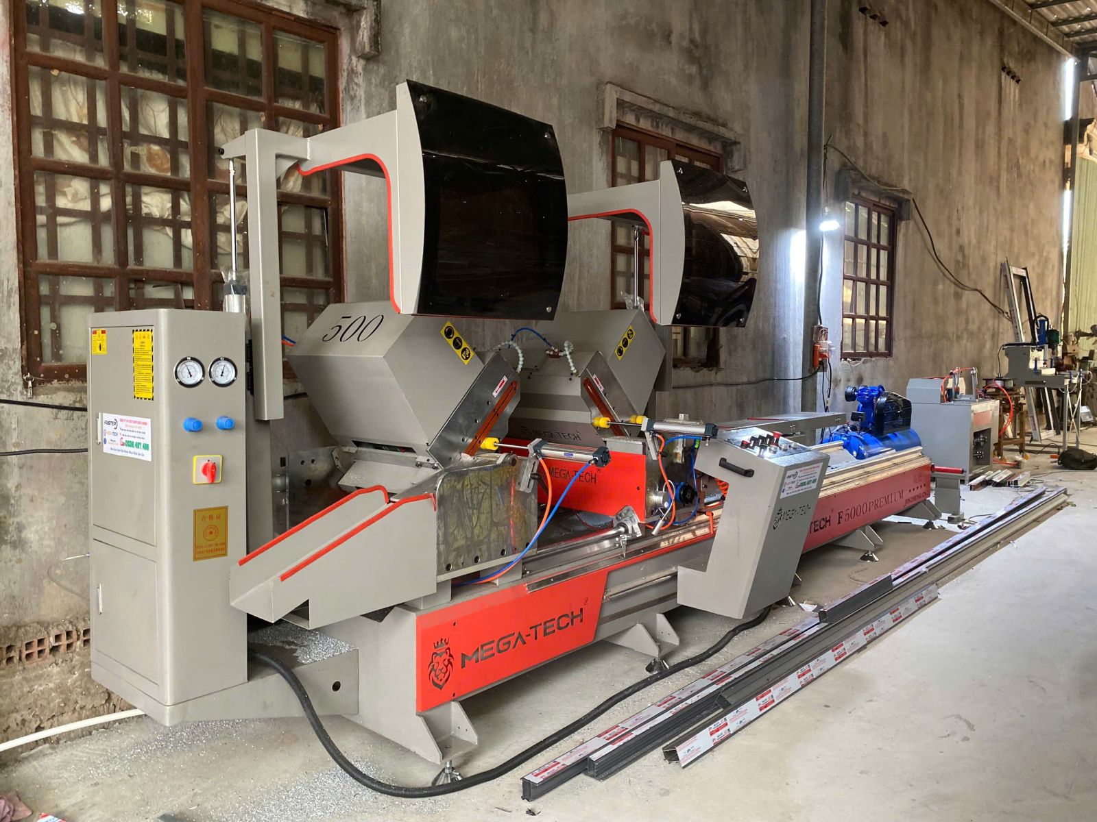 máy cắt 2 đầu lưỡi 500